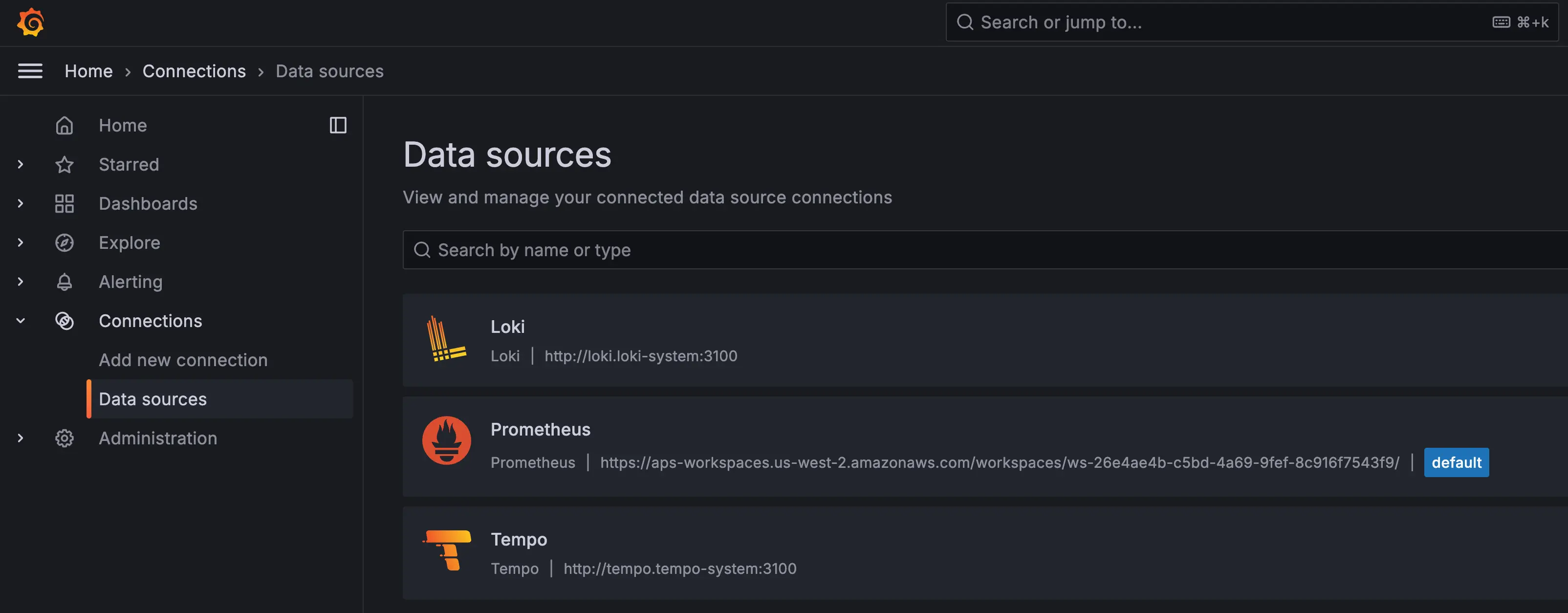 Amazon Managed Service for Prometheus Datasource